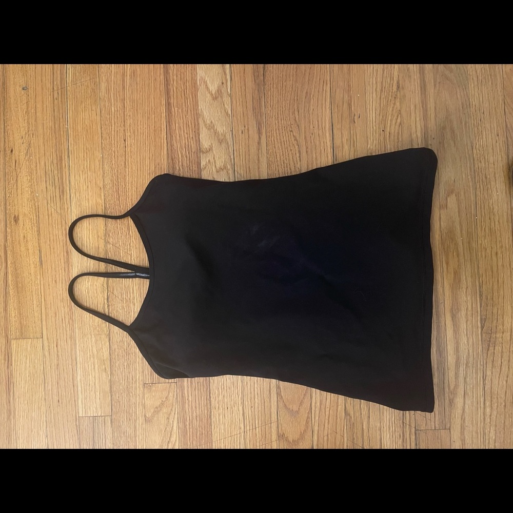Black Lululemon Power Y Tank